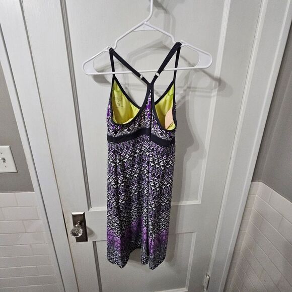 Athleta Purple and Black Patterned Dress - Picture 2 of 4